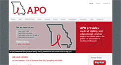 Desktop Screenshot of apo-ozarks.org